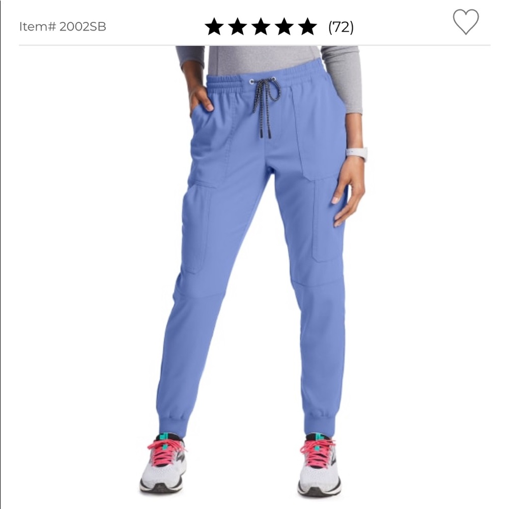 **Beyond Scrubs** Joy 6 Pocket Jogger Pants in CEIL BLUE MEDIUM